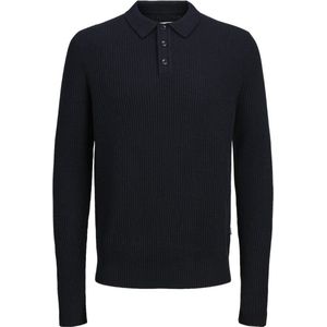 Jack&jones Jjpanel Knit Polo Navy Blazer | Blauw | Maat: M