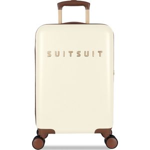 SUITSUIT Fab Seventies Handbagage Koffer - 55 cm - 33 Liter - Antique White