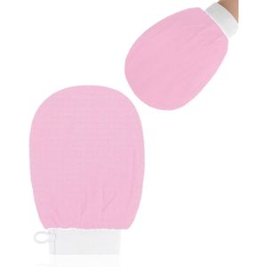 1 paar exfoliërende handschoenen - body scrub handschoenen voor exfoliërende douche - super zachte badspons - bodyscrubhandschoenen - handschoen - handschoen
