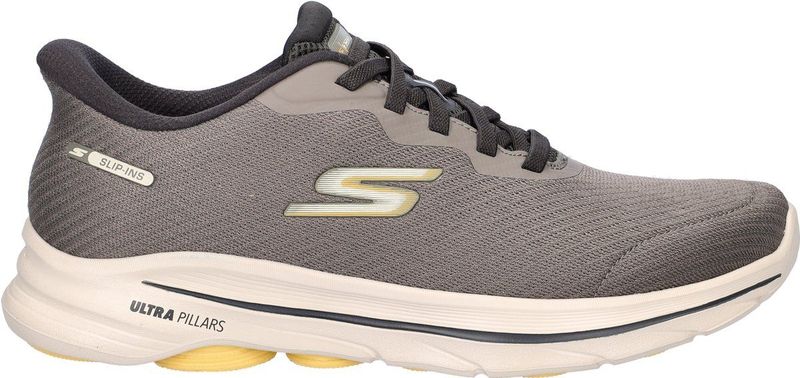 Skechers - Hands Free Slip-Ins Go Walk 8 - Heren Sneakers - Taupe