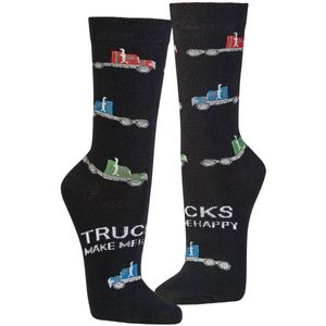Sokken | grappige sokken dames | grappige sokken heren | happy socks printjes | thema trucks | maat 42-47 | per 2 paar