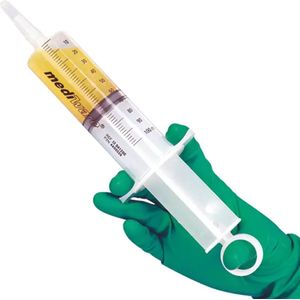 Doseerspuit 100ml - 3 stuks - injectiespuit zonder naald  - steriel verpakt