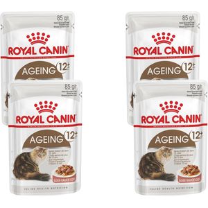 Royal Canin Fhn Senior Ageing 12plus Mp Pouch - Kattenvoer - 4 x 12x85 g