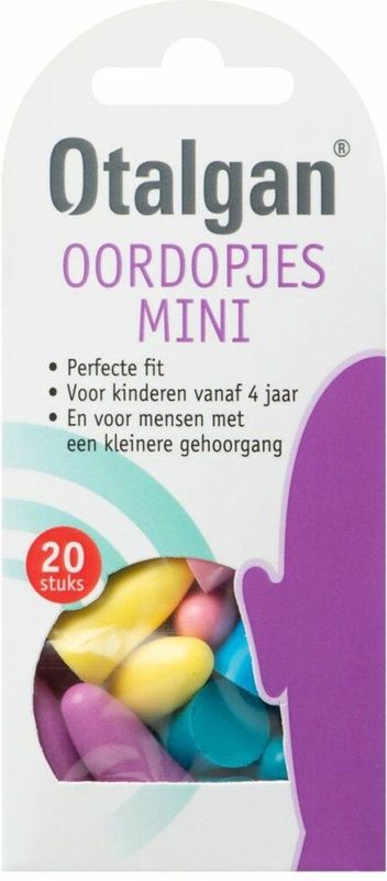 Otalgan - Oordopjes Mini Plugs - 20 Stuks - Gehoorbescherming - SNR 34dB