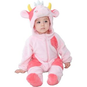 Pluche dierenmotieven hoodie voor kinderen – Schattig vest met capuchon (3,5-4,5 jaar)