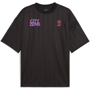 Puma - Manchester City - T-shirt - Blauw - 100% Polyester