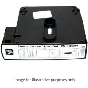 10015355-RK - Zebra Z-Band Ultrazachte polsband, rood