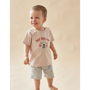 Noukie' s - Pyjama - Zomer - Jongens - Tyger - 4 jaar 104