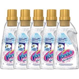 Vanish Oxi Action Wasbooster Gel - Vlekverwijderaar voor Witte Was - 1,5L - 5 Pack