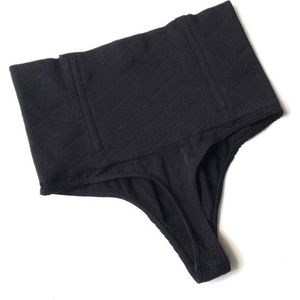 Finnacle - Correctie Ondergoed - Shapewear - High Waist String - Zwart - Maat 40/42 - 3 Stuks