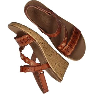 Skechers - Cherished Aura - Sleehakken - Cognac - Dames