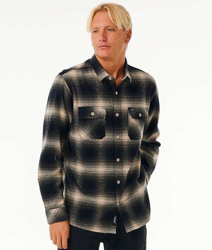 Rip Curl - Count Flannel - Overhemd - Lange Mouwen - Katoen - Relaxed Fit