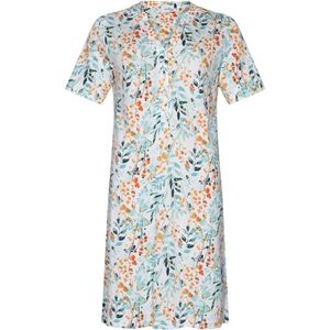 Dames Nachthemd Pastunette Premium - Watercolor Leaves - Katoen/Modal - Maat 40