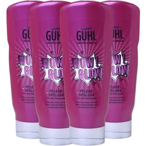 Guhl Conditioner - Wow Glow Limited Edition - Verzorging & Glans - Voordeelverpakking 4x 200 ml