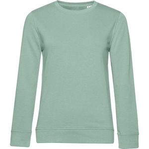 B&C Dames/dames Organic Sweatshirt (Salie Groen)