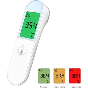 BDM CARE - Contactloze Infrarood Koortsthermometer - Digitale Thermometer - Voor Oor en Voorhoofd