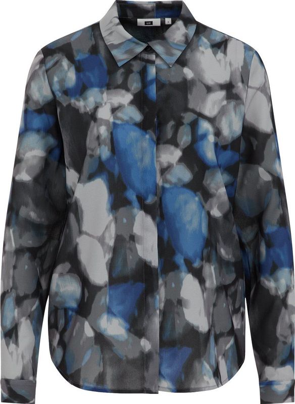 WE Fashion - Blouse - Grijs - Regular Fit