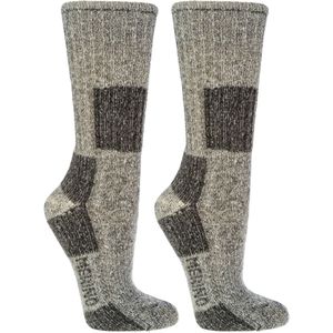 Wandelsokken | 85% Merinowol | Maat: 39-42 | Kleur: Grijs | 1 paar