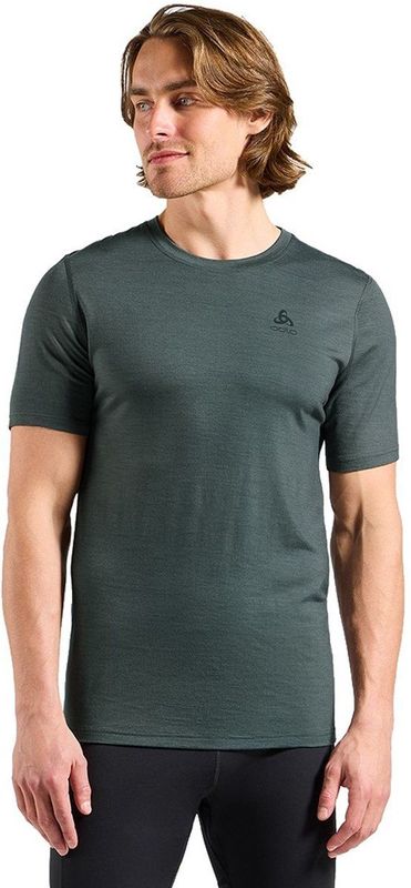 Odlo - Merino 200 - Korte Mouwen Basislaag - 100% Merino Wol