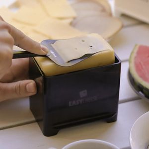 EasyCheese Zwart - De kaasdoos met verstelbare bodem