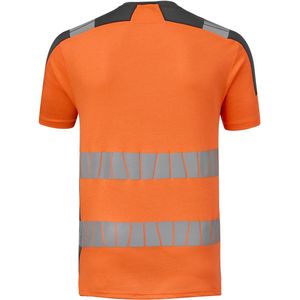 HAVEP T-Shirt High Visibility+ 10078 - Fluo Oranje/Charcoal - L