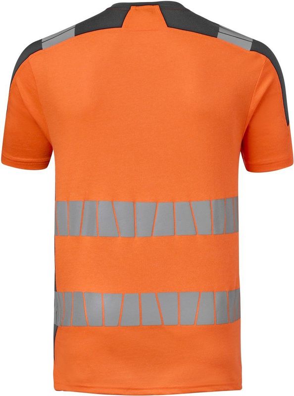 HAVEP T-Shirt High Visibility+ 10078 - Fluo Oranje/Charcoal - L