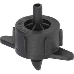 Drip Emitter 100st Uniform Flowing Irrigation Drippers - Opties Fruitbomen Struiken Bloembedden Gewassen - (4L Zwart) .