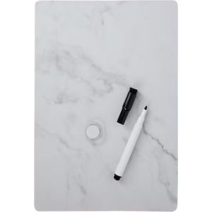 Marmeren whiteboard A4 - inclusief 1 magneet en 1 uitwisbare stift
