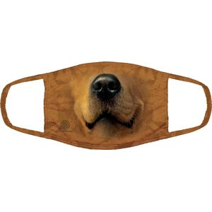 The mountain niet-medisch mondmasker, dierenprint, golden face