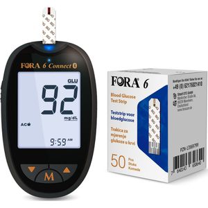 FORA 6 Connect - Glucosemeter - mg/dl - Multi-parameter