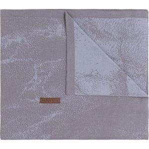 Baby's Only Gebreide ledikantdeken - Baby deken Marble - Cool Grey/Lila