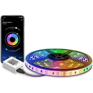 Auto Interieur Verlichting - Led Strip Auto – 6M – Met App - RGB