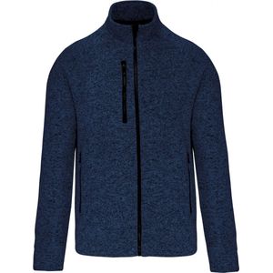 Sweatshirt Heren 3XL Kariban Lange mouw Navy Melange 100% Polyester