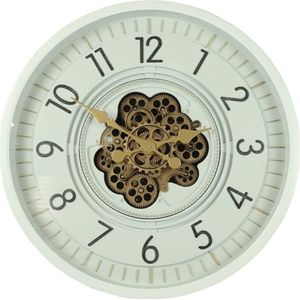 Countryfield Wandklok Celestial metaal Ø66CM wit