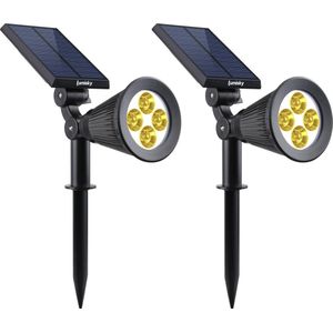 Lumisky Spiky Warm - Prikspot - Solar Led Buitenverlichting - Set van 2