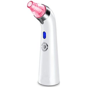 Blackhead Remover - Mee eter verwijderaar - Gezichtsreiniger Elektrisch - Elektrische Vacuum Mee-eter Verwijderaar - 5 sterkteniveaus instelbaar - Met 4 zuigkoppen - Draagbaar - Blackhead vacuum - Geschikt voor thuisverzorgingsproducten - Wit