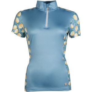 ruiter shirt hkm maat l yellow blue