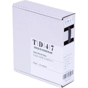 TD47 Krimpkous Box H-5(3x)-F 9.0Ø / 3.0Ø 3m - Zwart