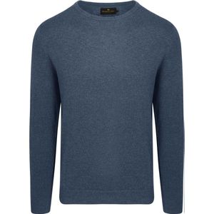 Steppin' Out Trui Merinowol Kobaltblauw - Maat L - Heren - Pullovers