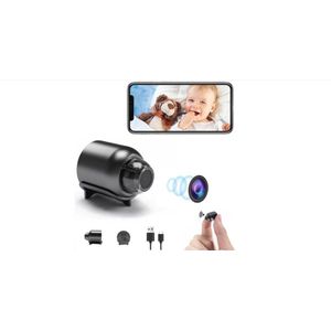 WNHB® Draadloze Mini Spy Camera – Met Nachtzicht, Bewegingsdetectie & Opnamefunctie – Compacte Beveiligingscamera – HD Mini Camera voor Thuis, Auto of Kantoor
