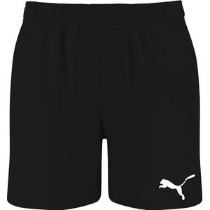 Puma - Swim Mid Shorts - Zwarte Zwemshorts-XL