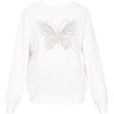 usha BLUE LABEL Sweatshirt  royal blue/koningsblauw / limoen / zilver / wit