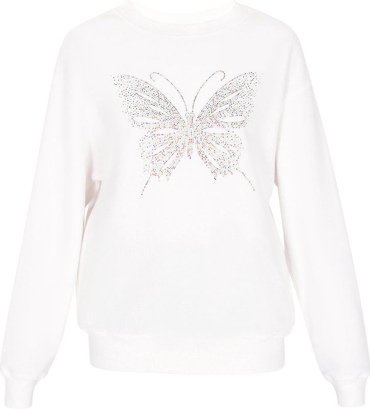 usha BLUE LABEL Sweatshirt  royal blue/koningsblauw / limoen / zilver / wit