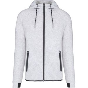 PROACT® Herenjas met capuchon performance PA358 - Ash Heather - XS