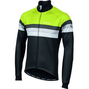 Nalini Fietsjack Heren Zwart Fluo - AIW CRIT WARM JACKET 2.0 WINTER JACKET BLACK/NEON YELLOW - M