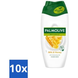 Palmolive Naturals - Douchecrème - Honing & Melk - Hydraterende Melk - 250 ml - Bulkverpakking - 10 stuks