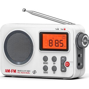 Equivera Transistor Radio - Transistor Radio op Batterijen - Draagbare Radio - Kleine Radio - Draagbare Radio op Batterijen - Transistorradio - Noodradio - Radio voor Rampen - Radio op Batterijen