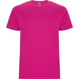 T-shirt unisex met korte mouwen 'Stafford' Roze - 7/8 jaar