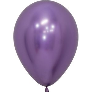 Amscan 20014164, Speelgoed ballon, Latex, Violet, 30 cm, 50 stuk(s)