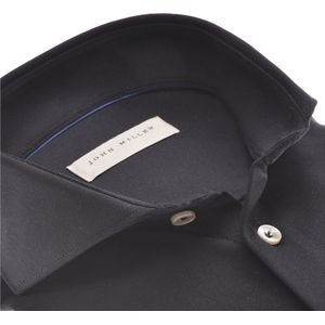 John Miller - Overhemd Zwart John Miller Lange Mouw Overhemd Zwart 5141630